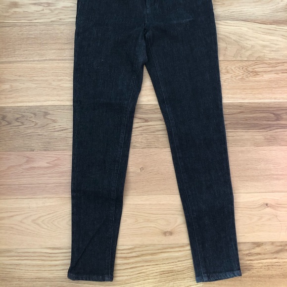NWT Lauren Ralph Lauren Dark Grey Skinny Jeans-2P - Picture 3 of 3